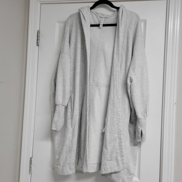 Athleta Mantra wrap long line cardigan sweater. - Picture 7 of 11